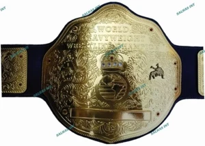 NEU WORLD HEAVYWEIGHT BIG GOLD CHAMPIONSHIP REPLICA GÜRTEL 2MM MESSING ERWACHSENENGRÖSSE - Bild 1 von 5