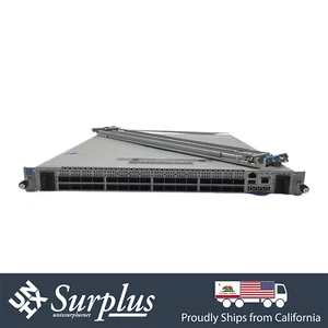 NOB 32 Port 100GbE QSFP28 QCT Quanta Mesh T7032-IX1 Tomahawk Chip F2B Switch - Picture 1 of 12