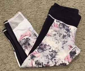 Lululemon Floral Mesh Crop Leggings Gr. 8 - Bild 1 von 4