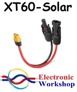 Solarstecker auf XT60 Stecker 12 AWG 1 Fuß, 2 Fuß, 3 Fuß Adapter Panel Verlängerung UK - Bild 1 von 6