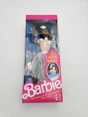 Ice Capades 50th Anniversary Barbie Doll African American AA 1989 Mattel 7348 Foto 1 de 4