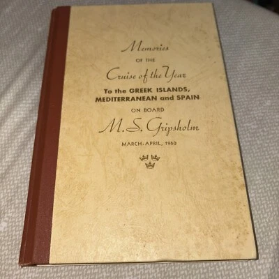 M S GRIPSHOLM (Swedish American Ship) "Memories of the Cruise of The Year 1960 - Image 1 of 4