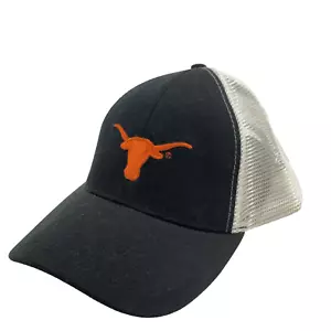 Sombrero de camionero ajustable Outhouse Designs Texas Longhorns para hombre negro talla única - Imagen 1 de 7