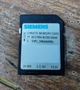 Siemens S7 Memory Card 24MB 6ES7954-8LF03-0AA0 - PayPal Offers Accepted - Picture 1 of 2
