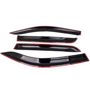 4x Side Window Visors Weathershields Wind Rain Guard for Toyota Hilux 2015-2019 - Picture 1 of 12