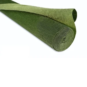 Krepppapier Rolle 180g (50 x 250cm) Doublette zweifarbig Blattgrün (Farbton 562/1) - Bild 1 von 1