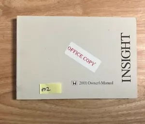 OEM HONDA 2001 INSIGHT OWNERS MANUAL - Foto 1 di 1