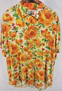 Jams World Shirt Large 30th Anniversary Collector Edition Floral VTG Orange Rose - Picture 1 of 10