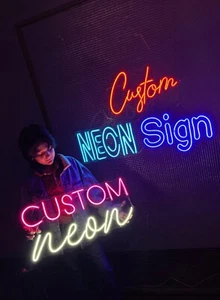 Custom LED Neon Light Sign Birthday Wedding Party Beer Bar for Room Wall Décor - Picture 1 of 11