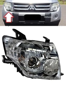 FRONT RIGHT HEADLIGHT LAMP XENON FITS FOR MITSUBISHI PAJERO 2007-2014 - Picture 1 of 6