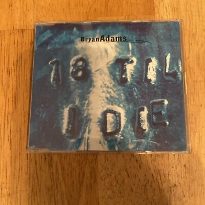 Bryan Adams 18 Til I Die UK Import 4 Track CD 1997 A&M Records Issue - Image 1 of 4