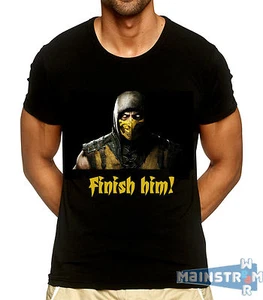 T-SHIRT MAGLIETTA SUB ZERO SCORPION MORTAL KOMBAT FATALITY - Bild 1 von 4