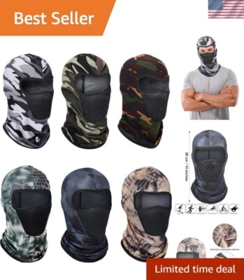 Long Neck Balaclava - 6 Piece Outdoor Protection Masks for Winter Adventures - Image 1 of 4