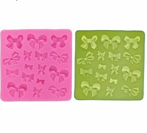 Mini Bow Tie Silicone Mold Epoxy Resin Necklace Pendant Jewelry Diy Making Mould - Picture 1 of 12