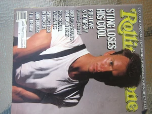 STING Rolling Stone Magazine Issue 457 September 26, 1985 Brian Ferry Sprinsteen - Bild 1 von 5