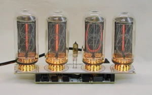 Nixie Röhrenuhr (Bausatz) 2.3 Hexe IN-18 Röhren RGB Hintergrundbeleuchtung - Bild 1 von 5