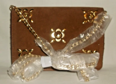 Bolso Bandolera Kate Landry Cadena Uptown Cuero Sintético Coñac Nuevo con Etiquetas Foto 1 de 4