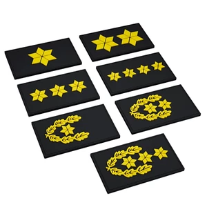 Patch Force - Dienstgradabzeichen Rubberpatch höherer Dienst (hD) 7,5cm x 4,0cm - Bild 1 von 16
