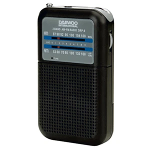 Radio Daewoo AM/FM con altavoz DRP-8 Negro - Imagen 1 de 1