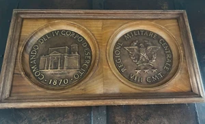 🔴 Crest ESERCITO ITALIANO 1870 medaglie Regione Militare VIII CMT Giuliani 41 - Foto 1 di 10