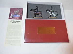 W Großbritannien, Bürgerkrieg, Robert E. Lee und Ulysses Grant montiert 1:32, Diecast, Neu - Bild 1 von 7