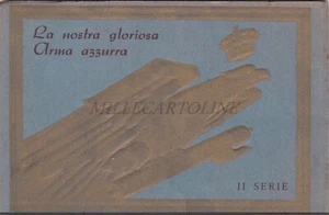 AERONAUTICA - La Nostra Gloriosa Arma Azzurra II Serie, Completa 10 Cartoline - Foto 1 di 7