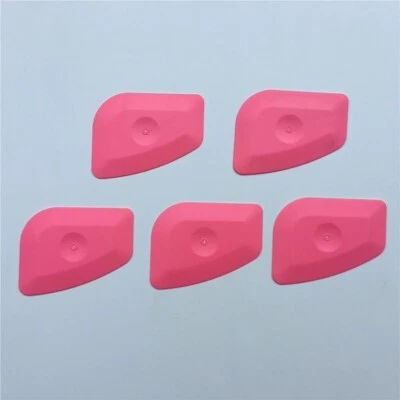 Mini herramienta de enjugador sin burbujas de aire para envolver automóviles raspador raspador rosa tarjeta dura 5 piezas Foto 1 de 4
