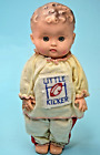 Vtg Little Kicker rubber doll Sun Rubber Co 1956 10"
