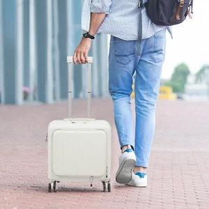 Maleta multifunción abierta frontal de 18" con contraseña con puerto USB + portavasos - Imagen 1 de 23