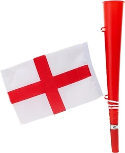 Toyland® England Flag and Horn - World Cup Qatar 2022 (MI33-1PIECE-TL) - Picture 1 of 1