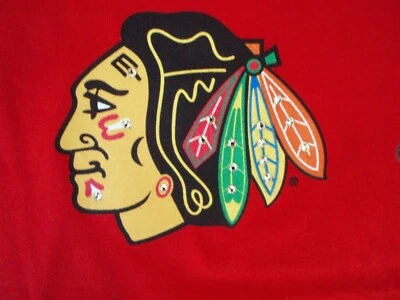 Chicago Blackhawks Majestic Threads Women's Tee Shirt Size Large ~ NWT - Image 1 of 4