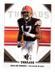 2009 SP Threads #12 Braylon Edwards Cleveland Browns - Picture 1 of 2