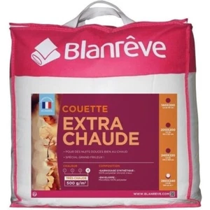 BLANREVE Couette Extra Chaude 500gr/m² En Microfibre - 240 x 260 cm - Blanc - Imagen 1 de 4