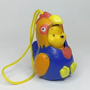 Winnie The Pooh Peak-A-Pooh Large Animal Wear Rooster Phone Charm Disney - Picture 1 of 6