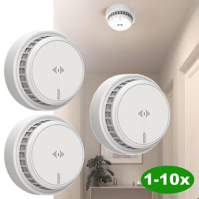 NOTIFIER Set Rauchmelder mit Batterie Feuermelder Brandmelder Rauchwarnmelder Alarm DHL