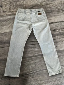 Wrangler Cowboy Cut Jeans Light Wash Denim Men’s 40x36 Bootcut - Picture 1 of 11