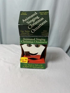 PBC Decorazione Natalizia Canto Animato ARGENTO STELLA FACCIA 1986 - NON FUNZIONANTE - Foto 1 di 14