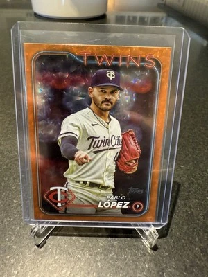 2024 Topps Series 2 - Pablo Lopez #651 Orange Foil /299 - Image 1 of 2