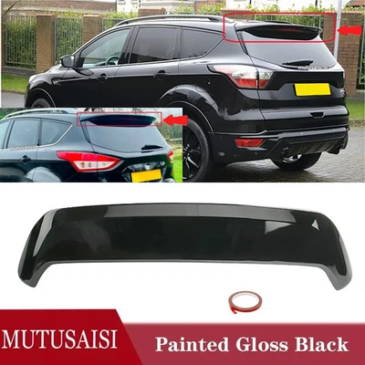 ST-Line Style Glossy Black Rear Spoiler Roof Roofline Wing For Ford Escape 13-19 - Изображение 1 из 4