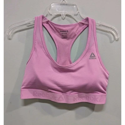 Sujetador deportivo Reebok rosa MEDIANO Foto 1 de 4