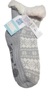 NWT MUK LUKS Small/Med Fair Isle ALOE INFUSED SOCKS Cabin Socks Warm & Toasty - Picture 1 of 3