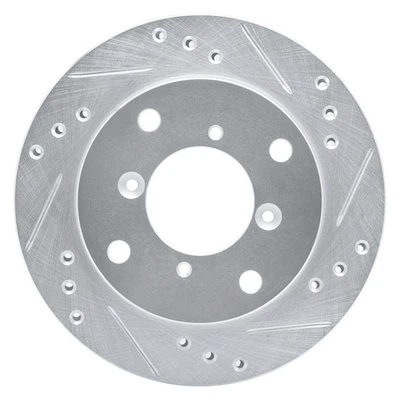 For Geo Metro 89-97 Brake Rotor eLINE Drilled & Slotted 1-Piece Front Passenger Foto 1 de 4