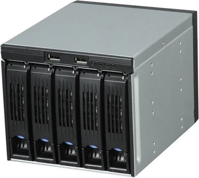 Gabinete de disco duro Chenbro SK33502 5 bahías de 3,5" con plano posterior SAS/SATA 80H105335-003 de 6 GB Foto 1 de 4