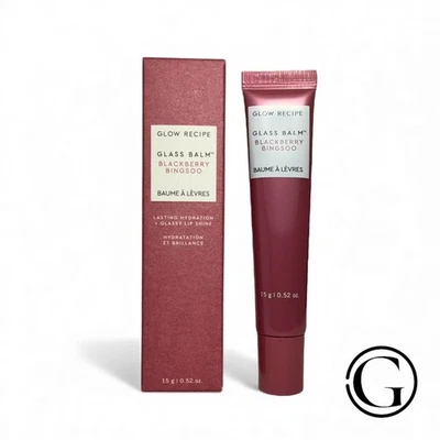 Glow Recipe Glass Balm Lip Treatment Hydration Blackberry Bingsoo FULL SIZE NIB - Image 1 of 4