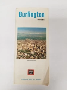 Burlington Railroad Time Tables 1959 & 1960 - Bild 1 von 10