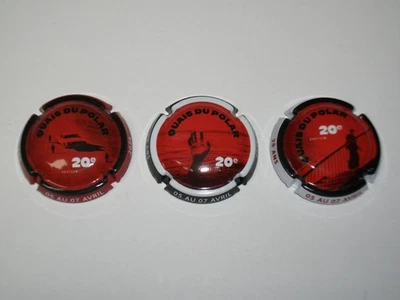 Capsules de champagne DE VENOGE Quais du Polar 2024 ( ref 533 - 533a - 533b ) - Photo 1/4