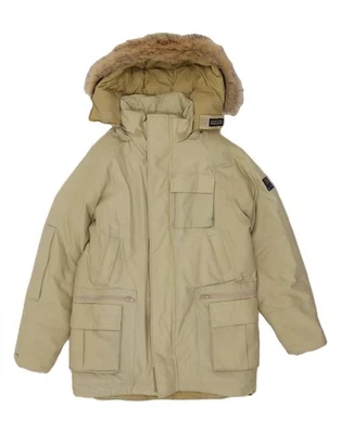 WOOLRICH Mens Hooded Padded Jacket UK 36 Small Green Nylon AY10 - Image 1 of 3