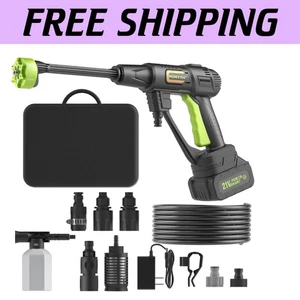 Lightweight Battery-Powered Pressure Washer - 5lbs with Versatile 6-in-1 Nozzle - Picture 1 of 10