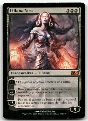 Liliana Vess #102 (MP) Magic 2010 M10 Magic MTG - Image 1 of 2