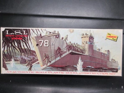 LINDBERG 1/159 L.S.I. Barco de desembarco de infantería #788:100 de colección Foto 1 de 2